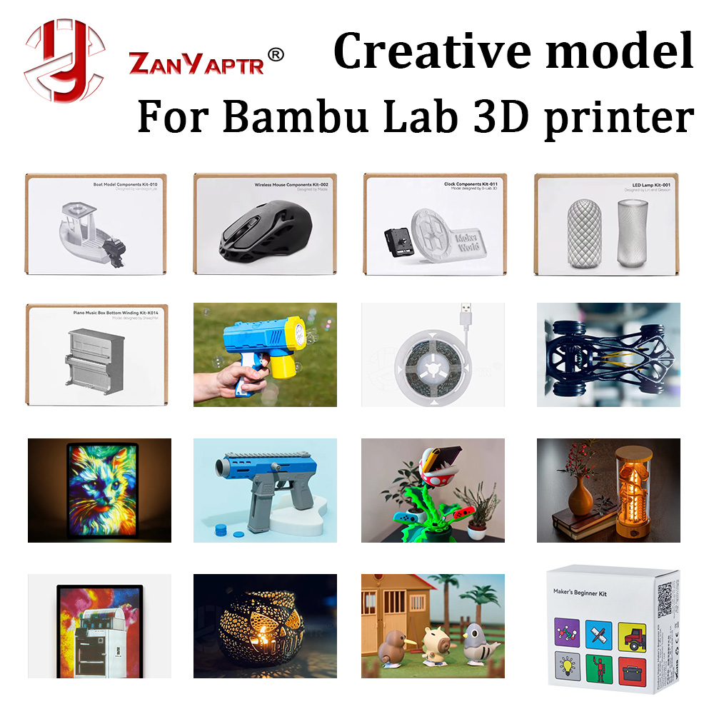 3D Printing Bambu Lab - Componentes creativos DIY para Bambu Lab: